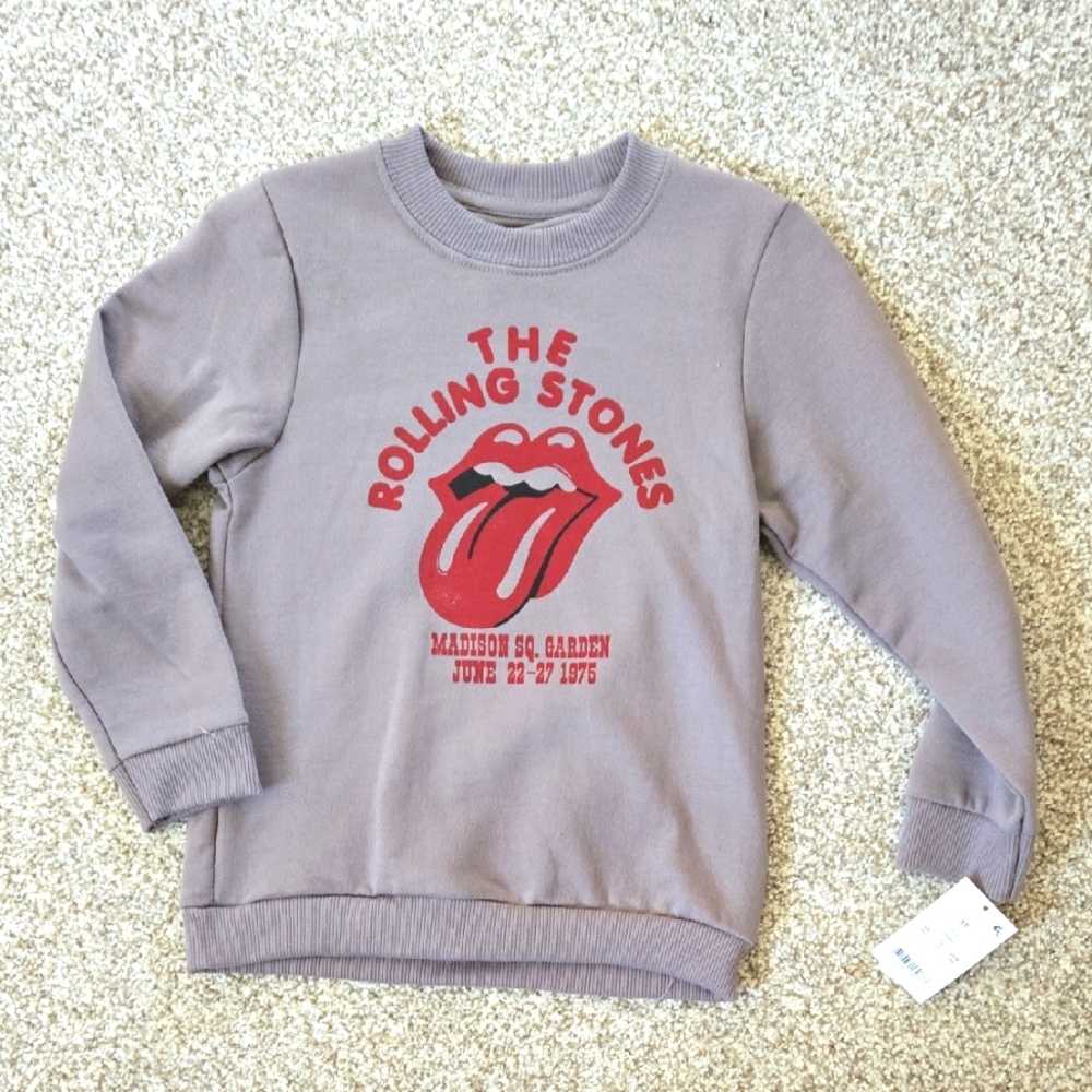 NWT 5T Rolling Stones Sweatshirt Top Concert